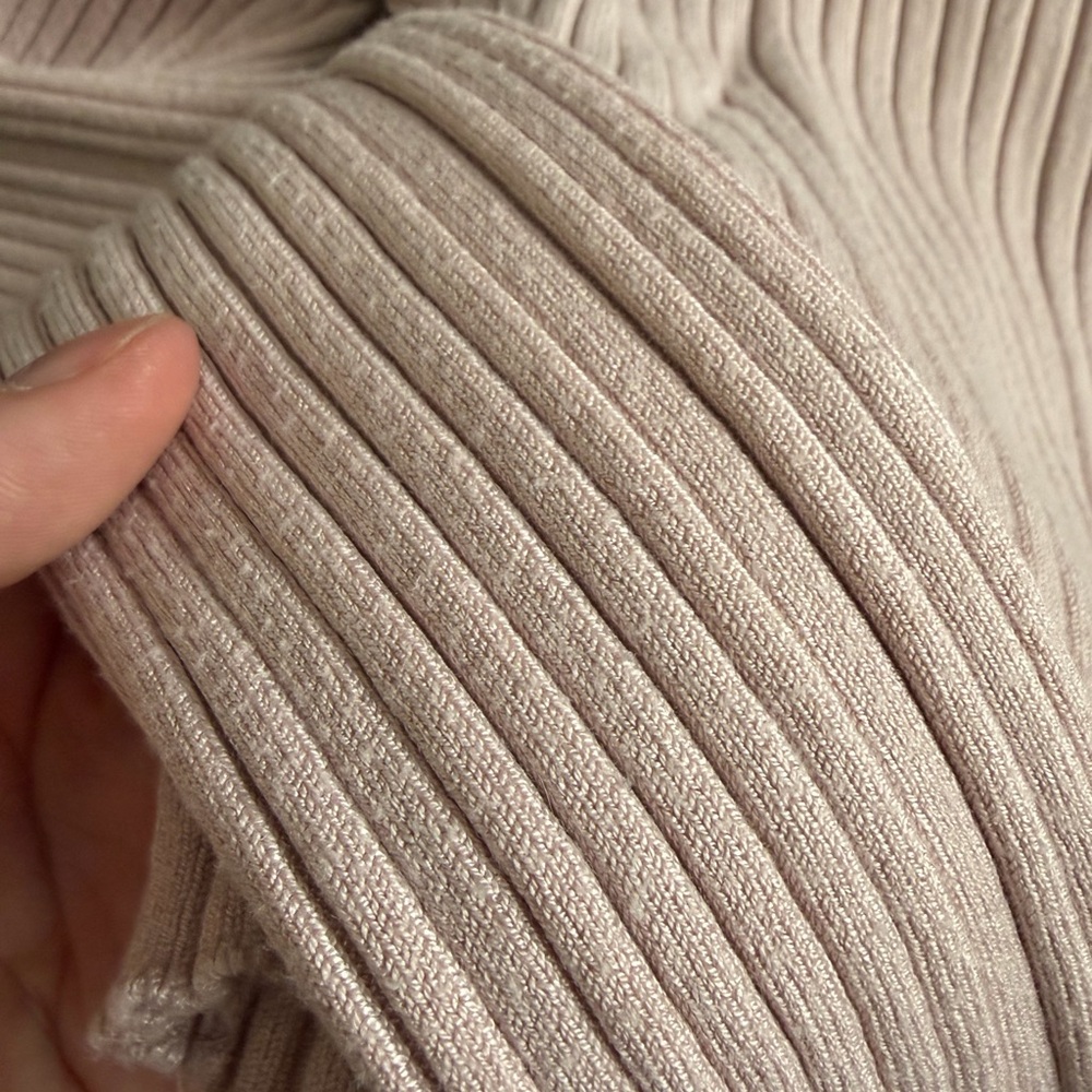 Garage Light Pink Ribbed Crop Top - Picture 4 of 4